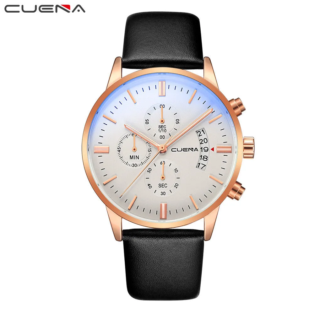 CUENA Casual Analog Mens Wristwatch