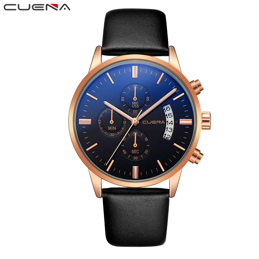 CUENA Casual Analog Mens Wristwatch