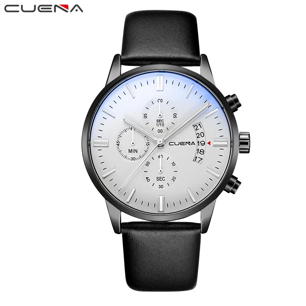 CUENA Casual Analog Mens Wristwatch