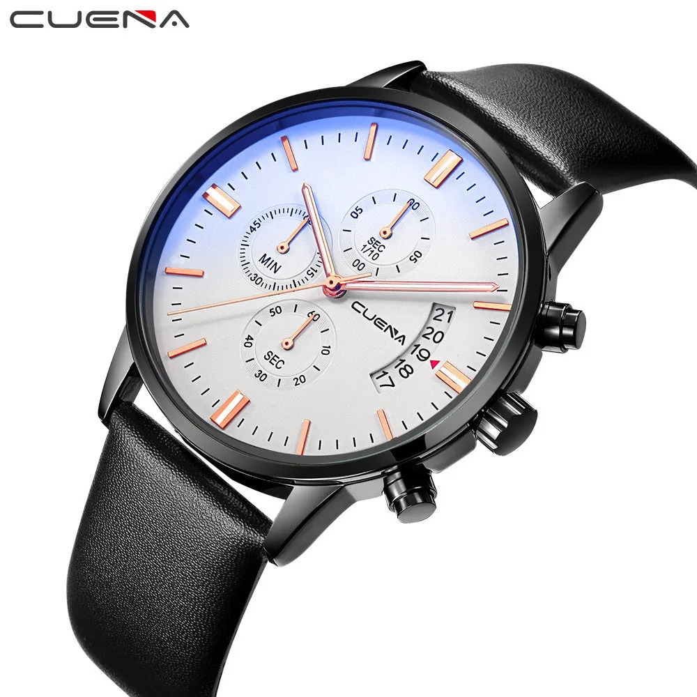 CUENA Casual Analog Mens Wristwatch
