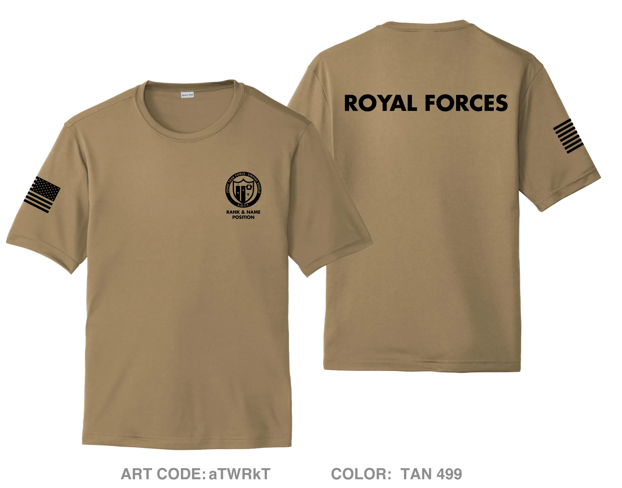 CUSTOM JTF-ES Hi-Tech Performance Unisex SS Tee - aTWRkT