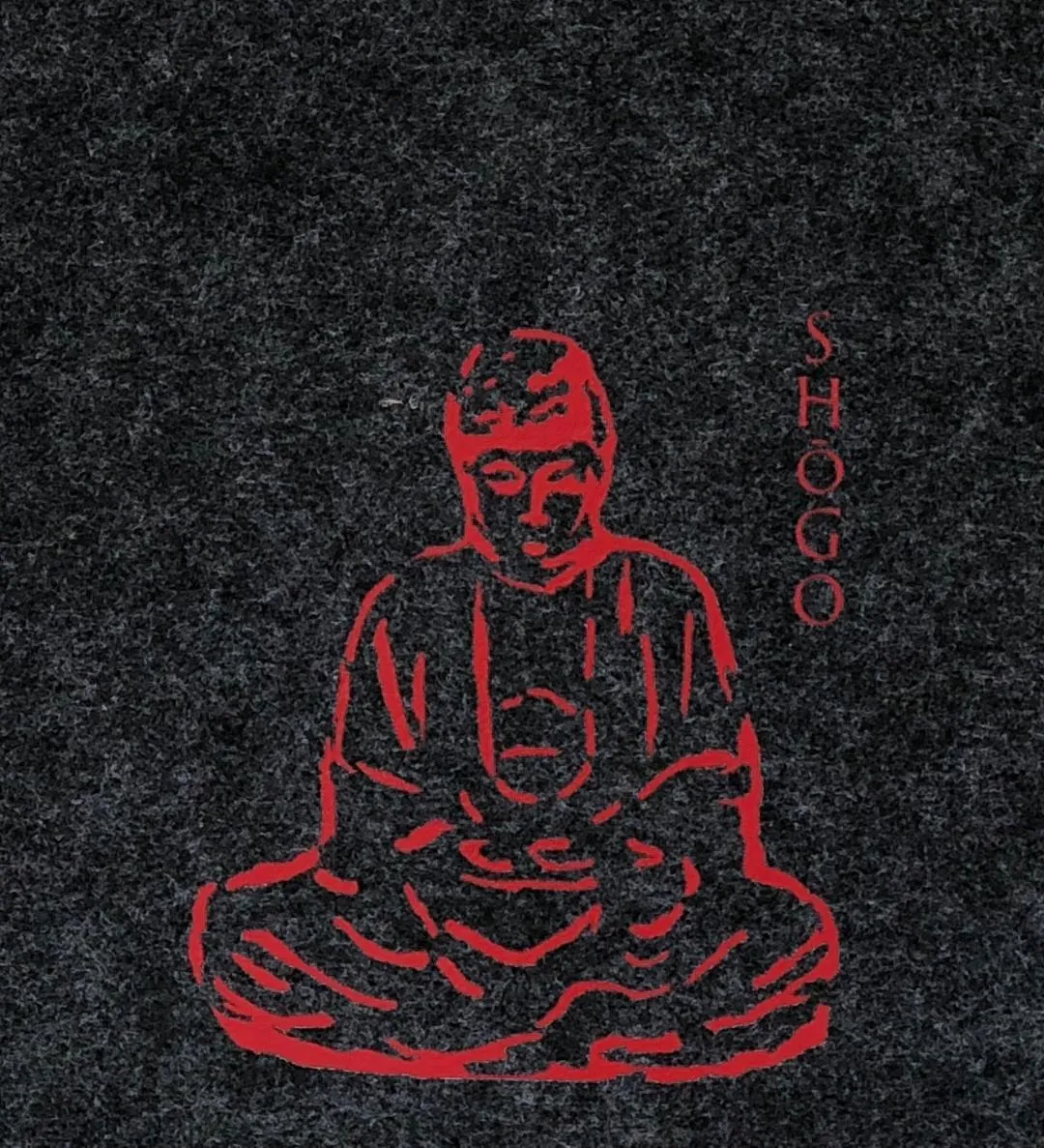 Customized Dark Grey Handbag  Meditation Collection