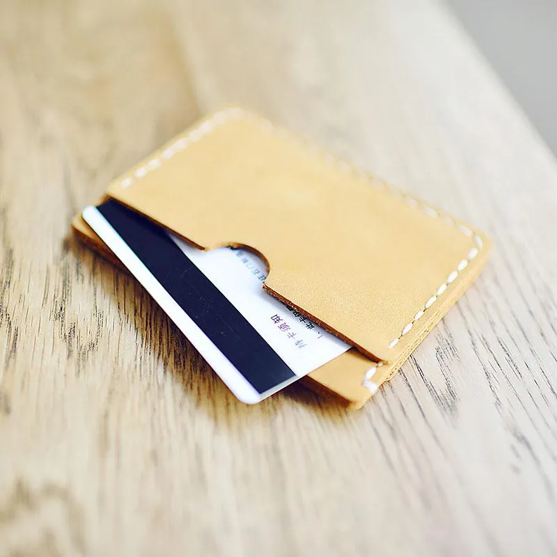 CUTE PERSONALIZED Women Card Holder Pouch HANDMADE LEATHER MONOGRAMMED GIFT CUSTOM Card Wallet Holder