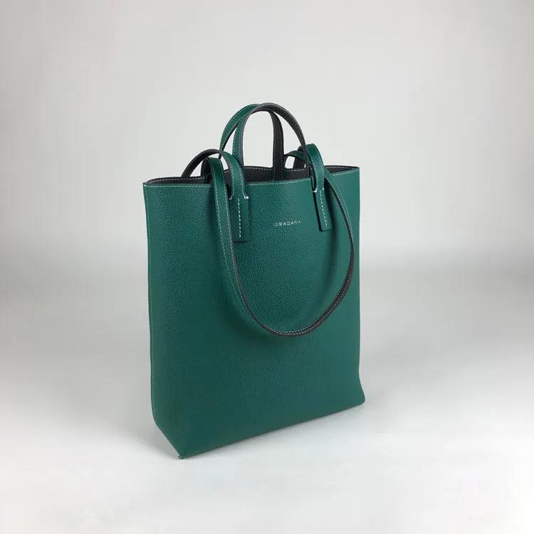 Cute Womens Gray&White Leather Shoulder Tote Bag Best Tote Handbag Shopper Bag Purse for Ladies