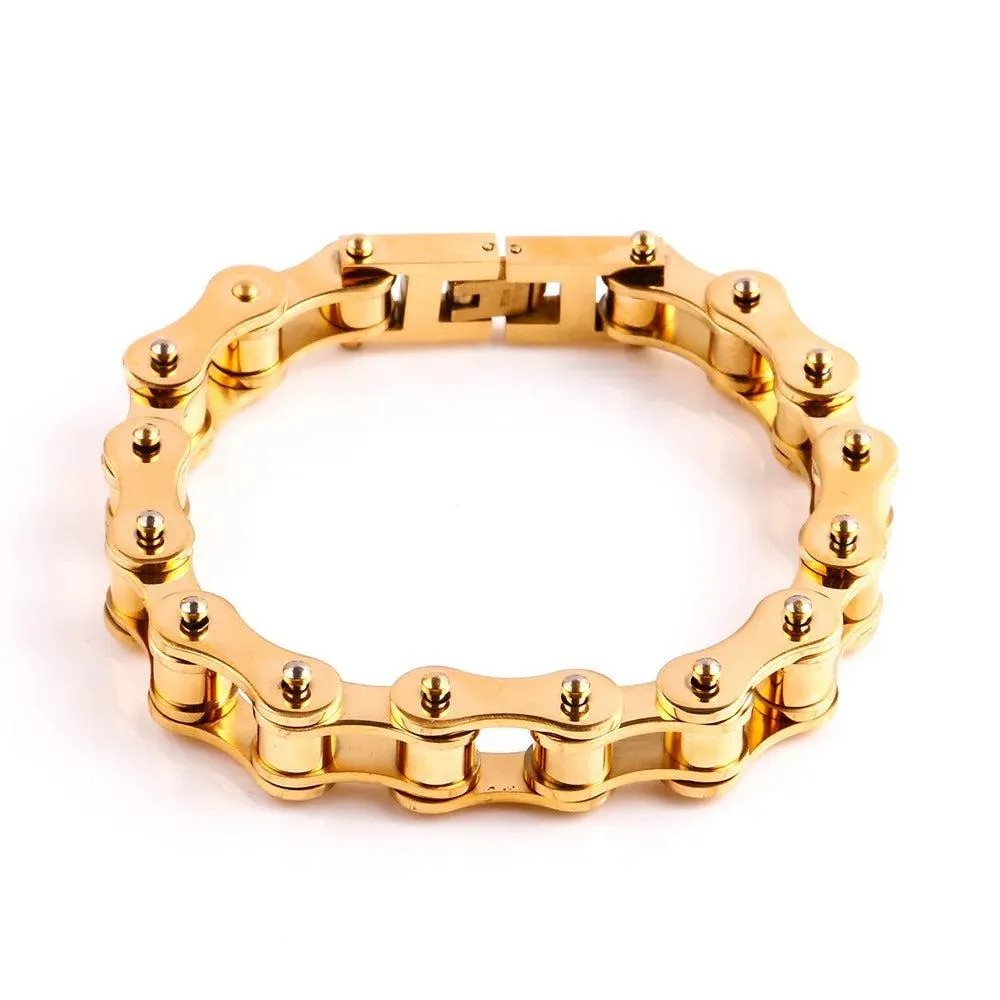 Cycolinks Stealth Gold Bike Chain Bracelet