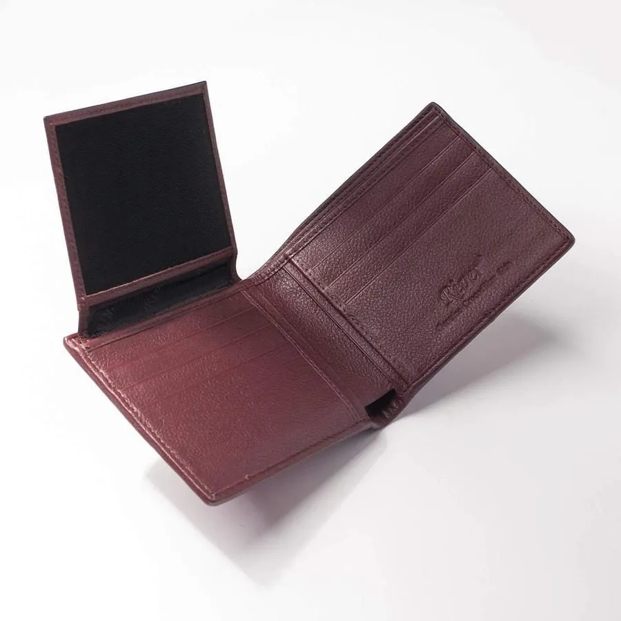 Dark Brown Backbone Crocodile Wallet