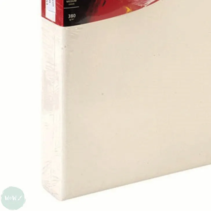 DEEP EDGE White Primed Stretched 100% Cotton Canvas – Daler Rowney -  ARTISTS 3D - 100 x 120cm (Approx. 39 x 48”) x 2