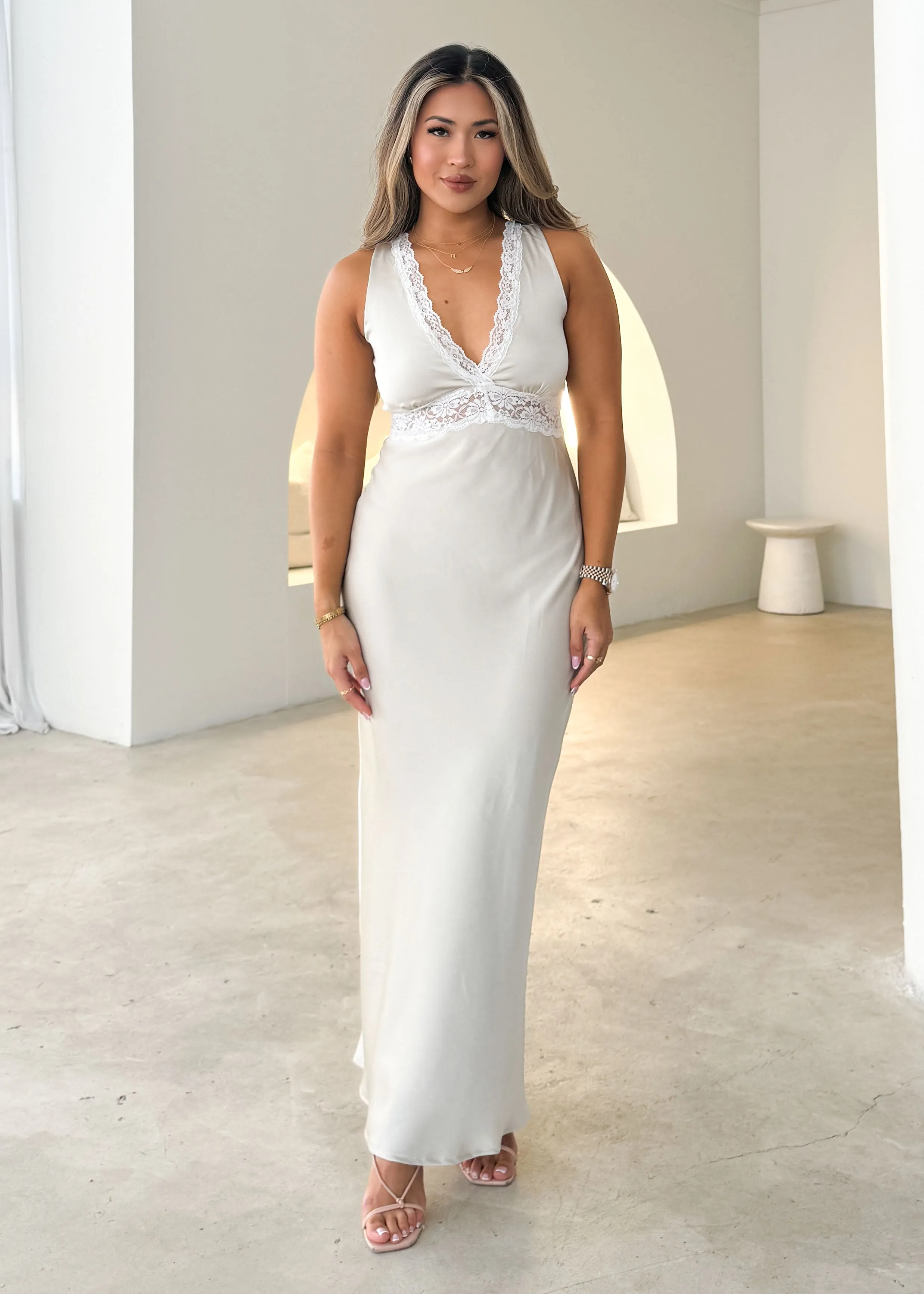 Delatra Maxi Dress - Champagne