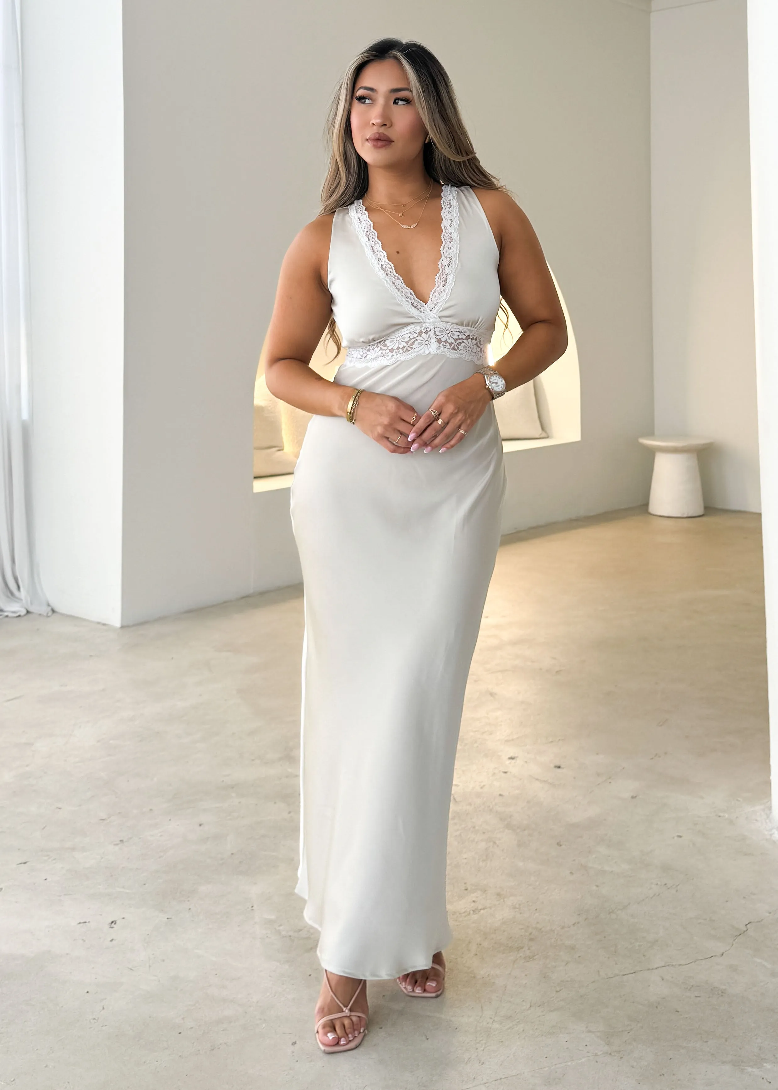 Delatra Maxi Dress - Champagne