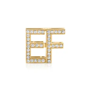 Diamond Initial Bag Charm