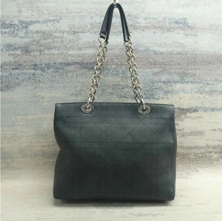 Dior Black Leather Shoulder Bag