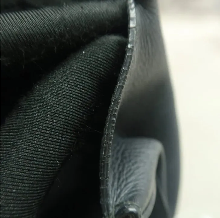Dior Black Leather Shoulder Bag