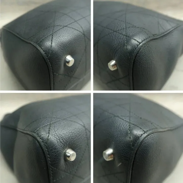 Dior Black Leather Shoulder Bag