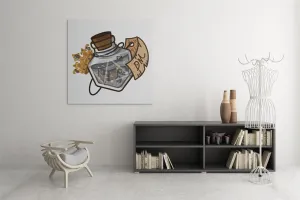 DM Potion Bottle Gallery Canvas Art Print