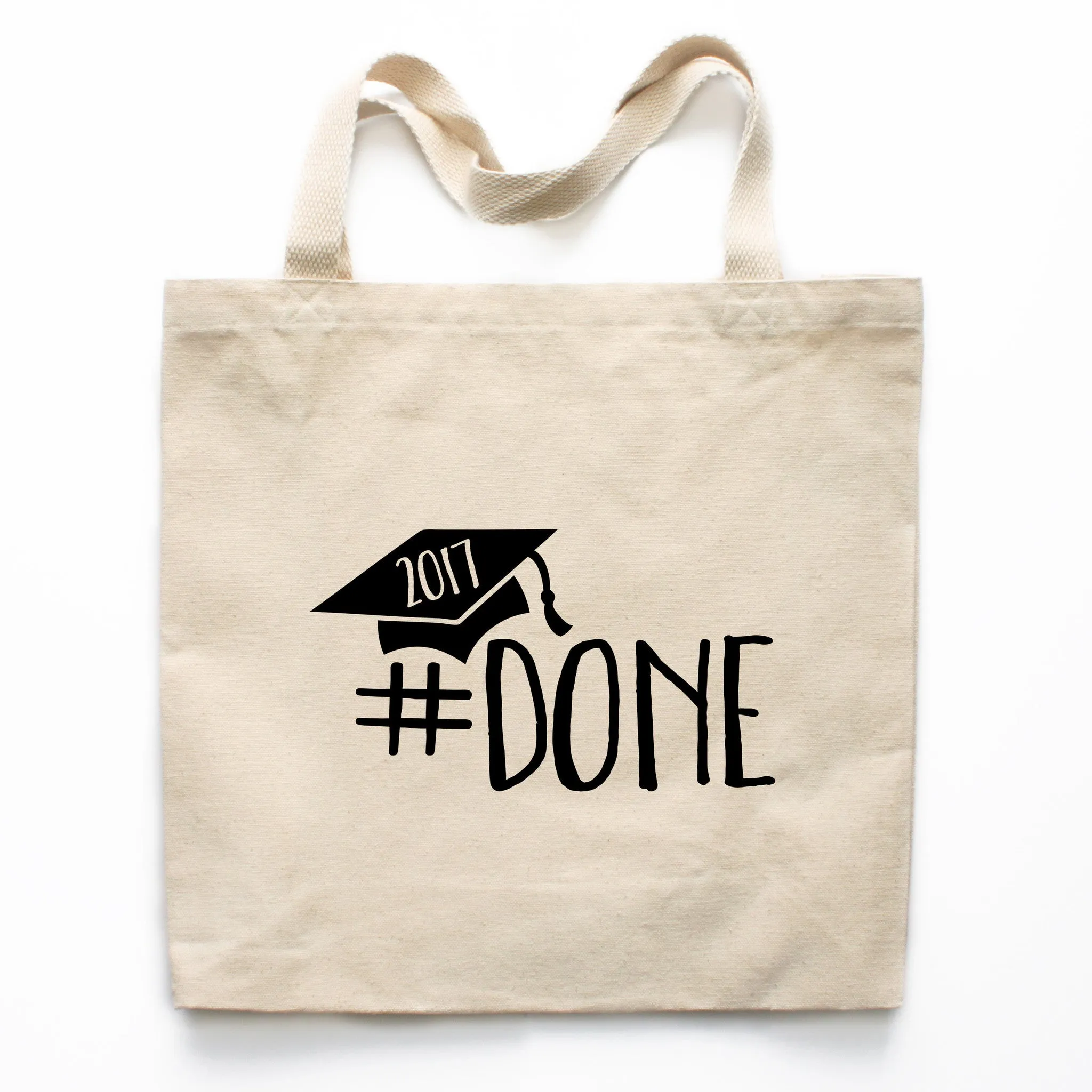 #Done Graduation Canvas Tote Bag