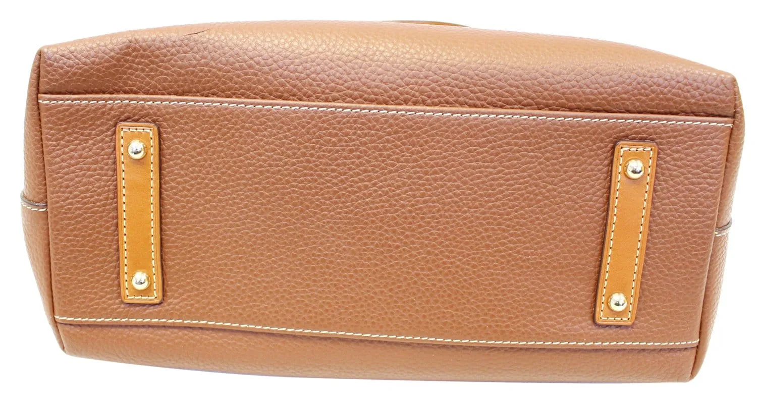 Dooney and Bourke Top Handle Brown Leather Shoulder Bag