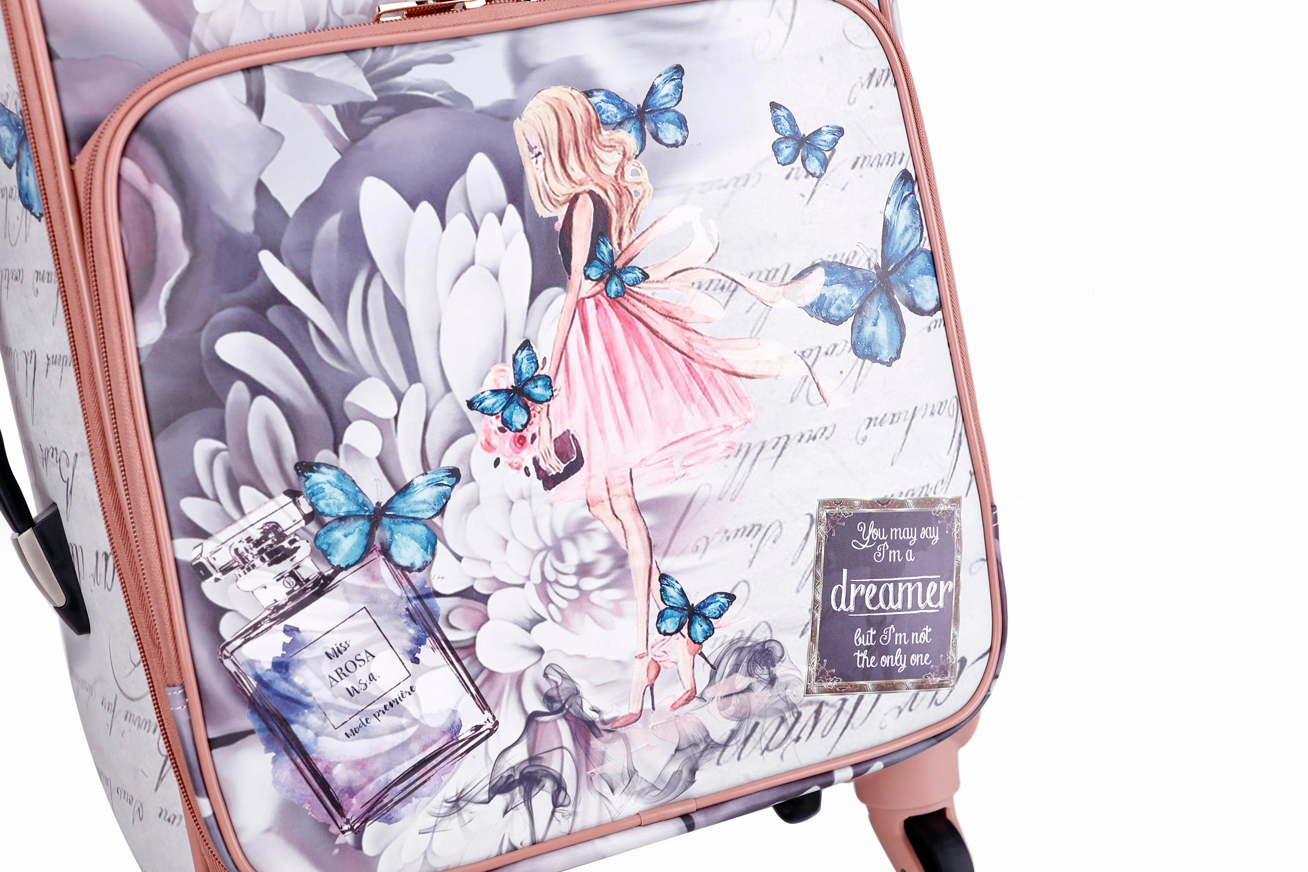 Dreamerz Dome 3PC Set | Carry-on Luggage Suitcase with Wheels [BFL8607-3pcs/Set]