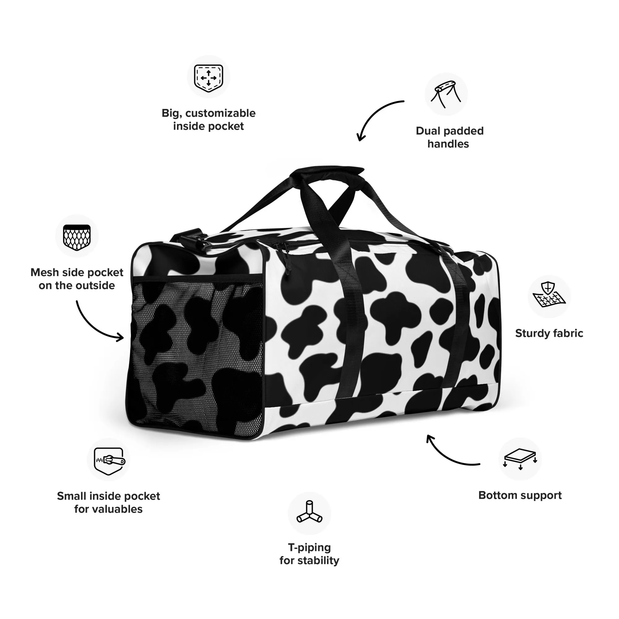 Duffle bag- travel bag- weekender- Camping. School