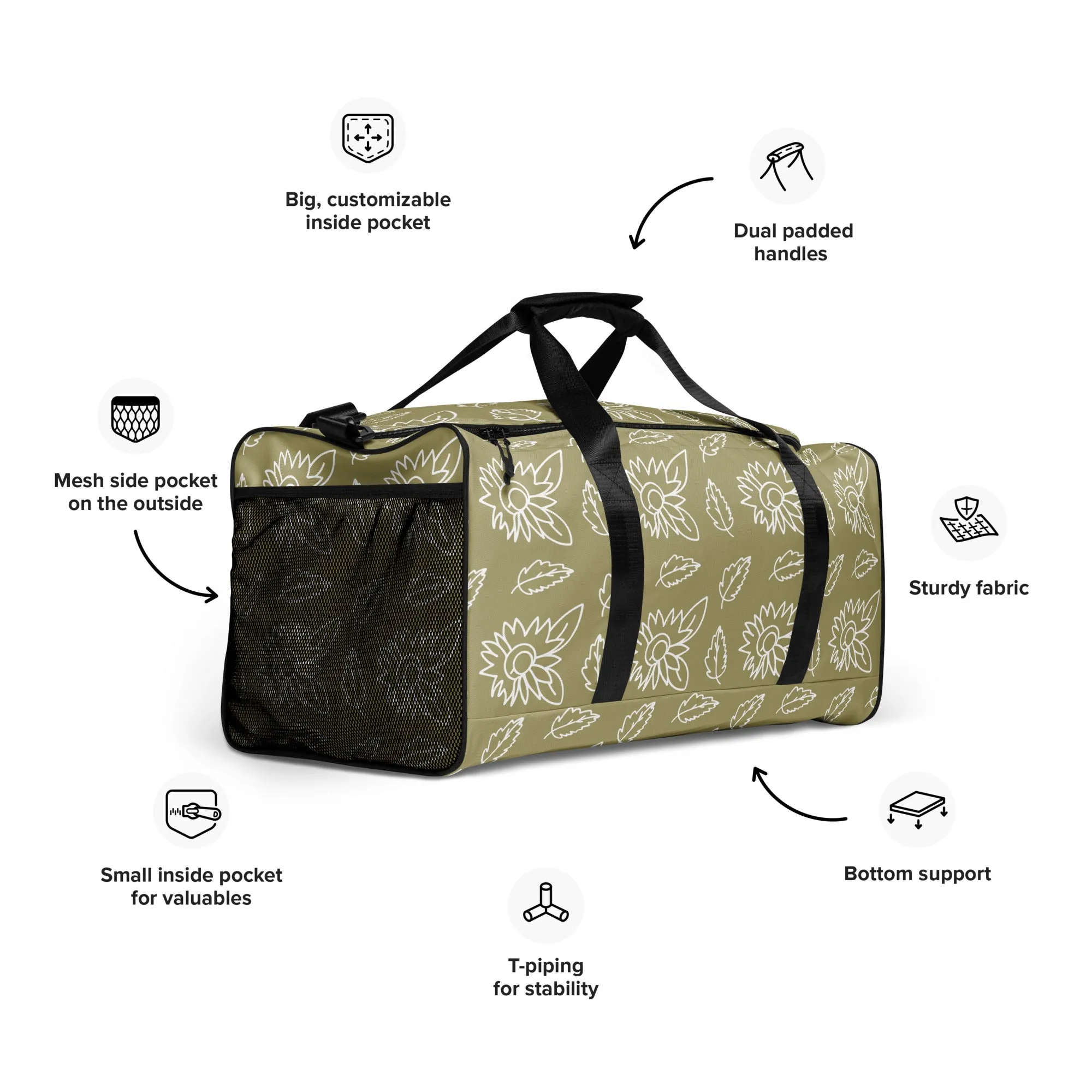 Duffle bag-Traveling-Weekender -Camping