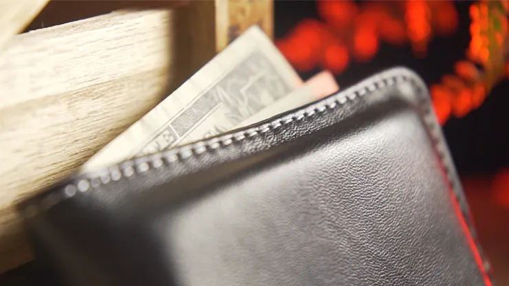 Easy Money Black Wallet (Gimmick and Online Instructions) by Spencer Kennard