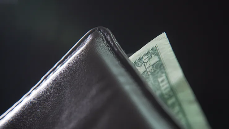 Easy Money Brown Wallet (Gimmick and Online Instructions) by Spencer Kennard