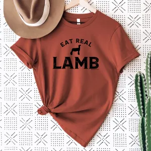 Eat Real Lamb T-Shirt (XS-4XL) - Multiple Colors!