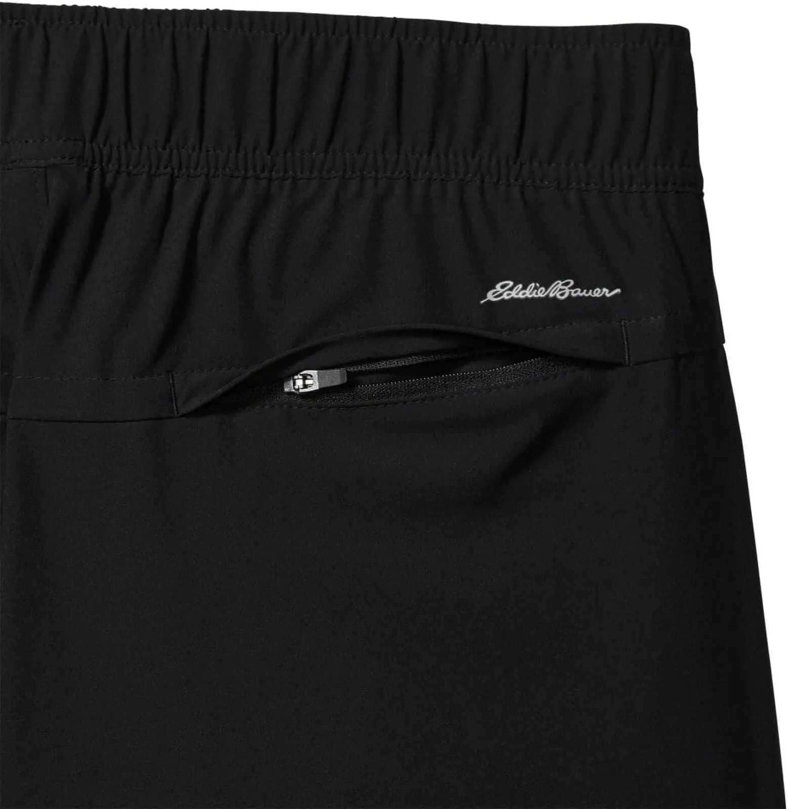 Eddie Bauer Travel Pants  Lightweight Elastic Waistband Ankle Pants Black XL