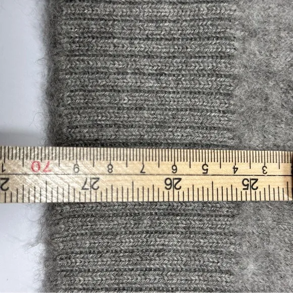 Eileen Fisher Baby Alpaca Wool Cashmere Blend Cardigan Size XS Roomy Grey