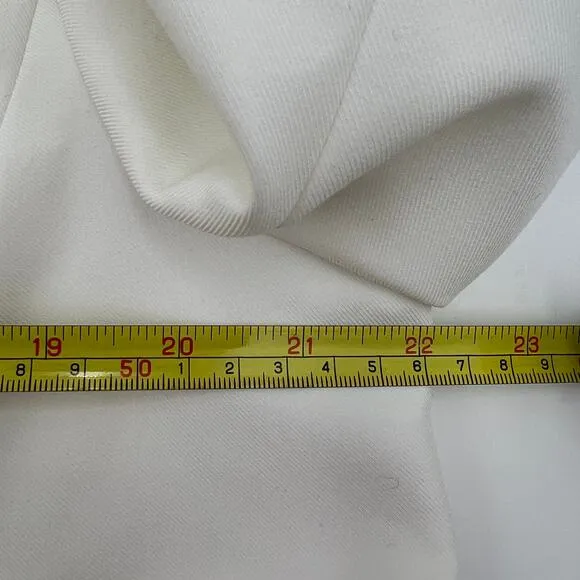 Eloquii White Split Sleeve Blazer