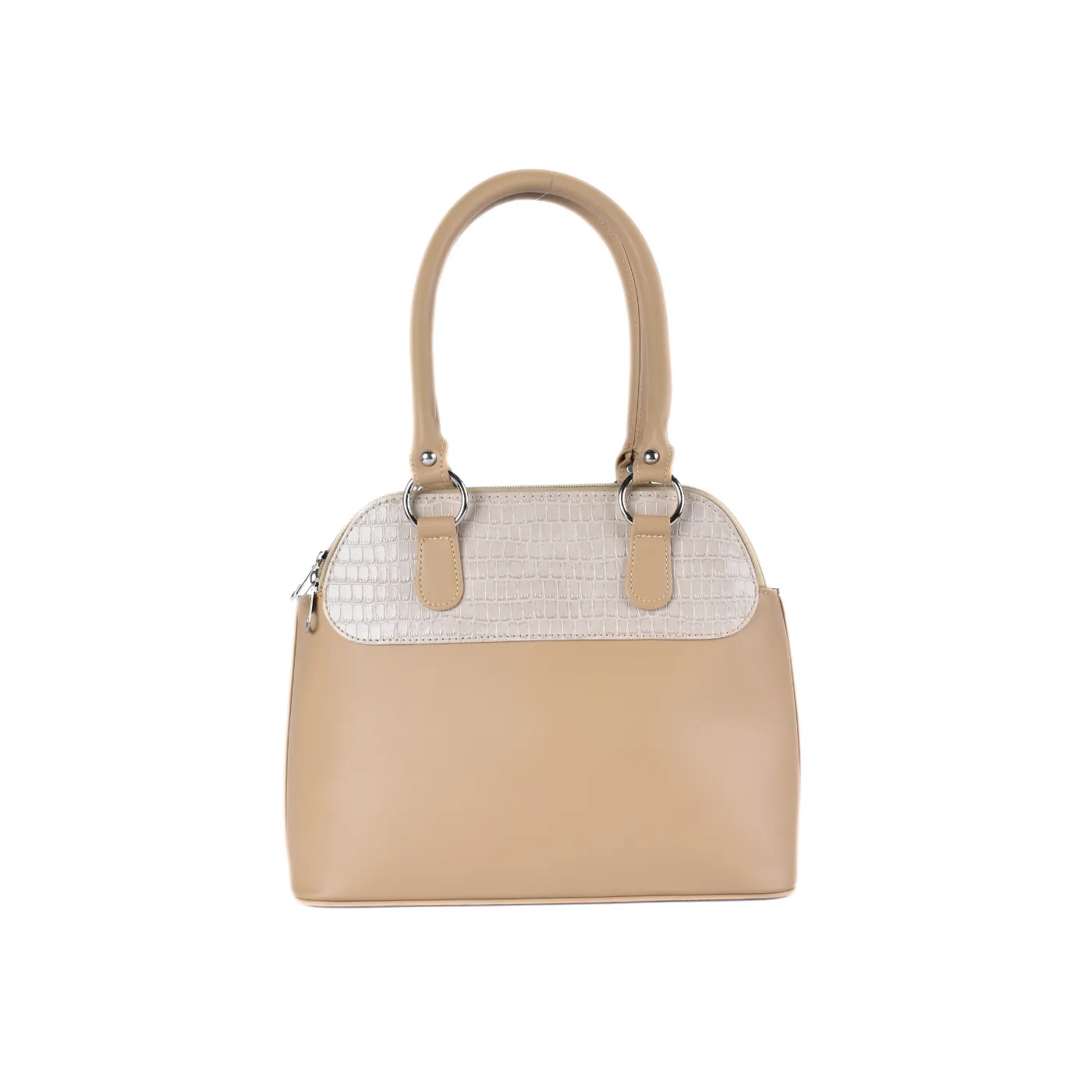 Embossed Leather Shoulder Bag