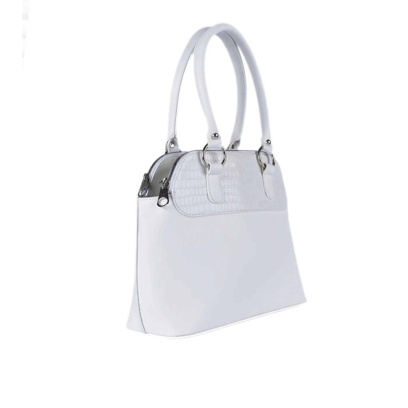 Embossed Leather Shoulder Bag