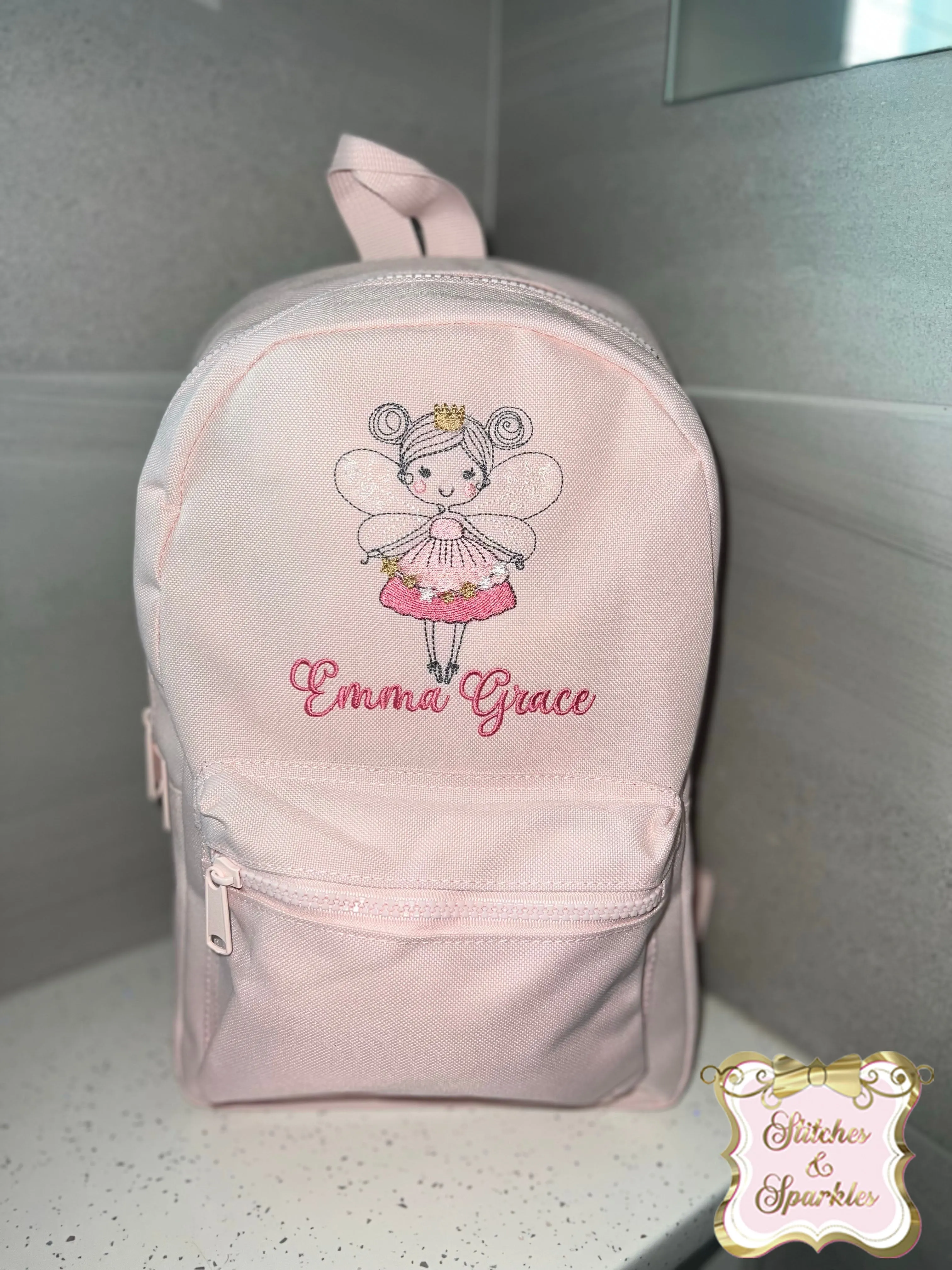 Embroidered Princess Fairy Backpack