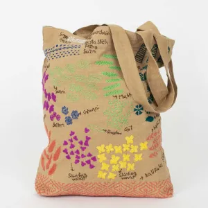Embroidery Bag Beige