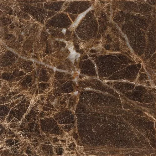 Emperador Dark Spanish Marble 12 X 12 Subway Field Tile, Polished