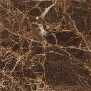 Emperador Dark Spanish Marble 12 X 12 Subway Field Tile, Polished