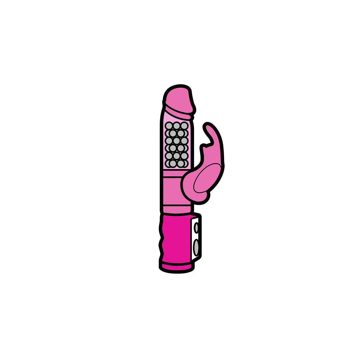 Enamel Pin: Pink Rabbit Vibe *