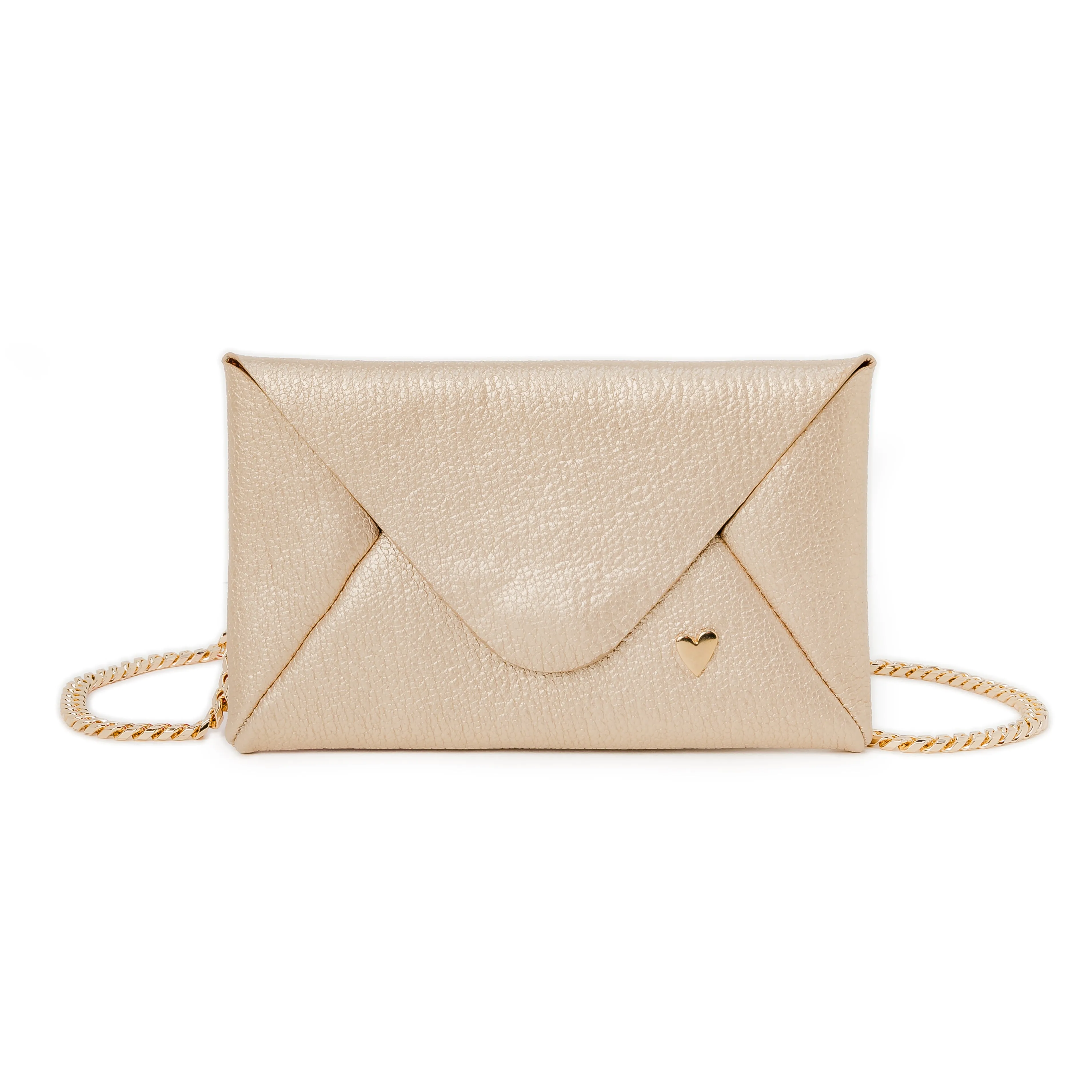 Envelope Chain Wallet - Gold
