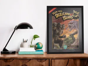 Escape from Skullcano Island Gallery Canvas Art Print