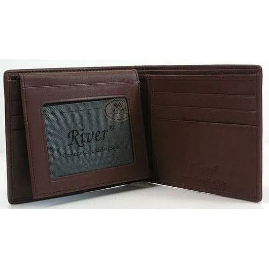 Espresso Brown Stomach Crocodile Wallet
