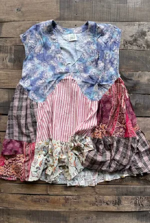 Eternal Patchwork Tunic Top