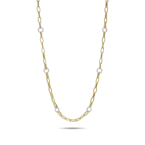 Everything Necklace - Ceramic Coated Brass & Sterling Silver - 16