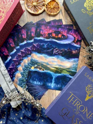 Falling Through Worlds Art Print
