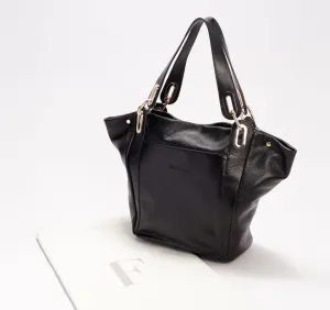 Ferre Milano Leather Belfagor Handbag