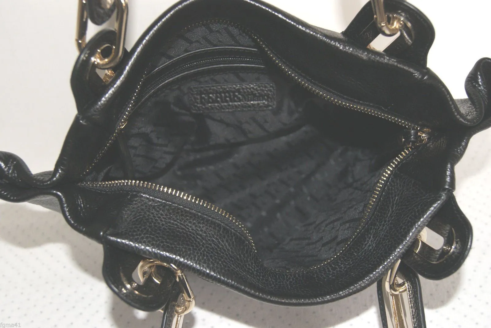 Ferre Milano Leather Belfagor Handbag