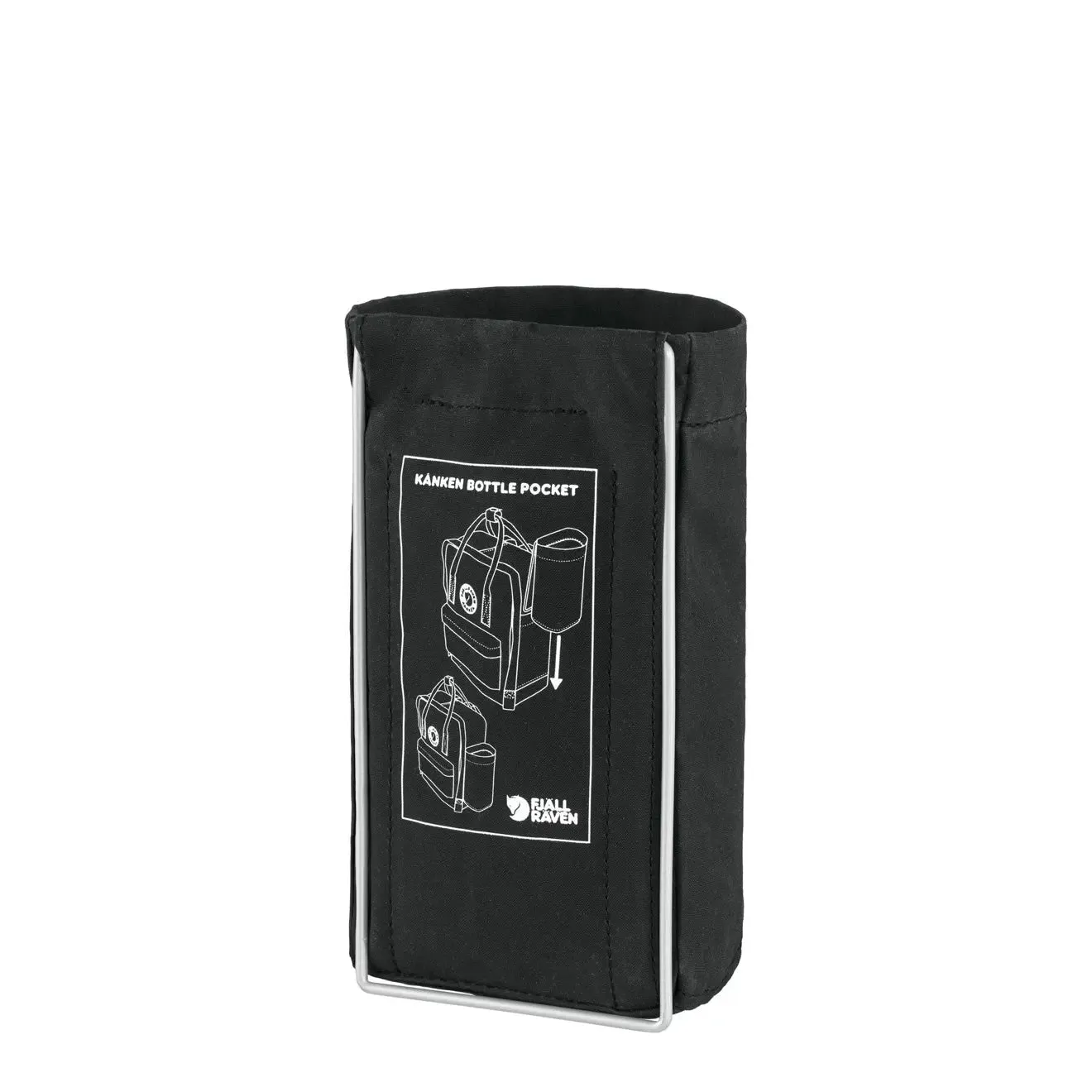 Fjallraven Kanken Bottle Pocket Black