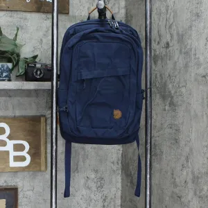 fjallraven Men's Raven 28L Backpack Heavy Duty Durable Navy Blue One Size