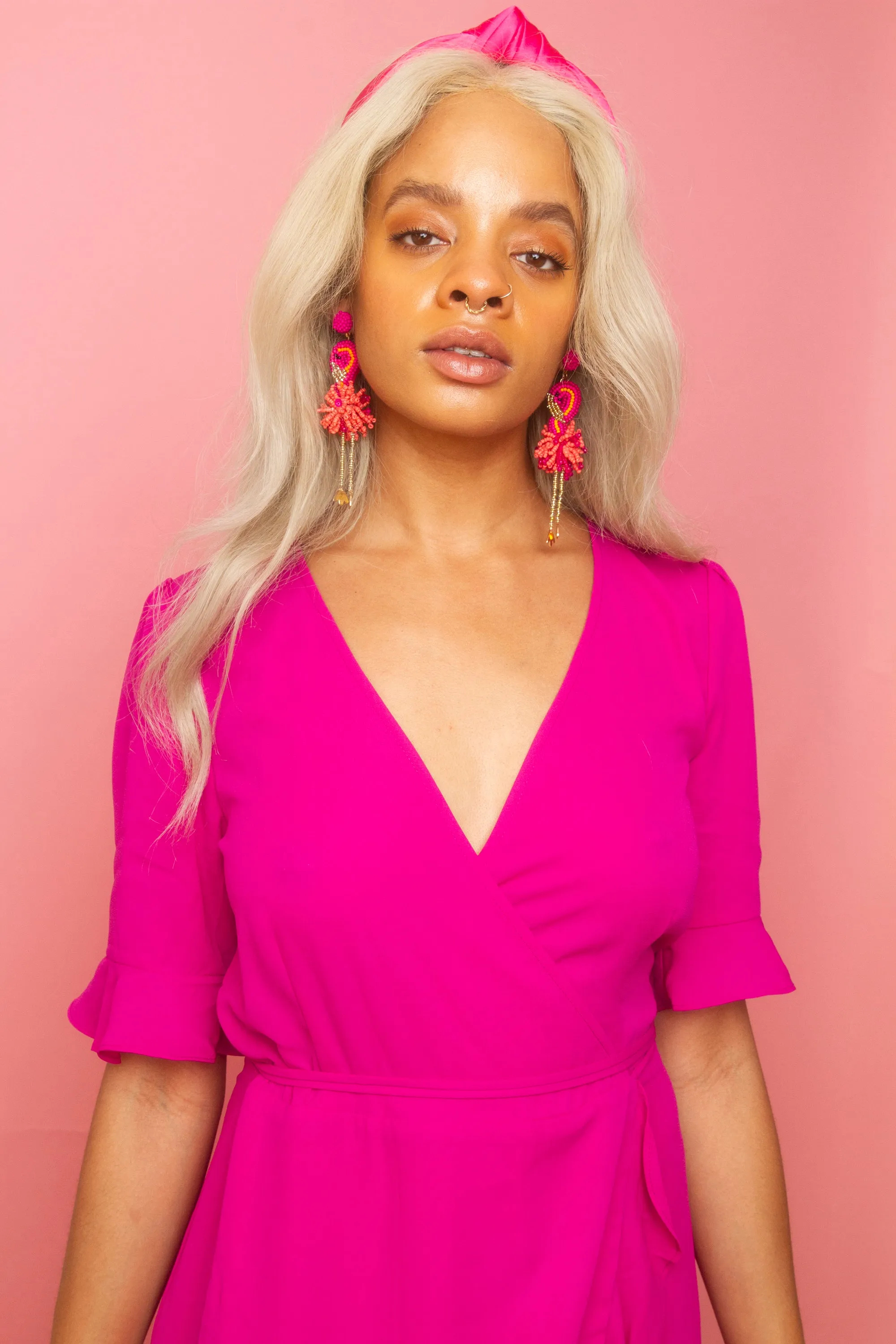 FLORA HI-LO DRESS