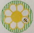 Flower Monogram Round