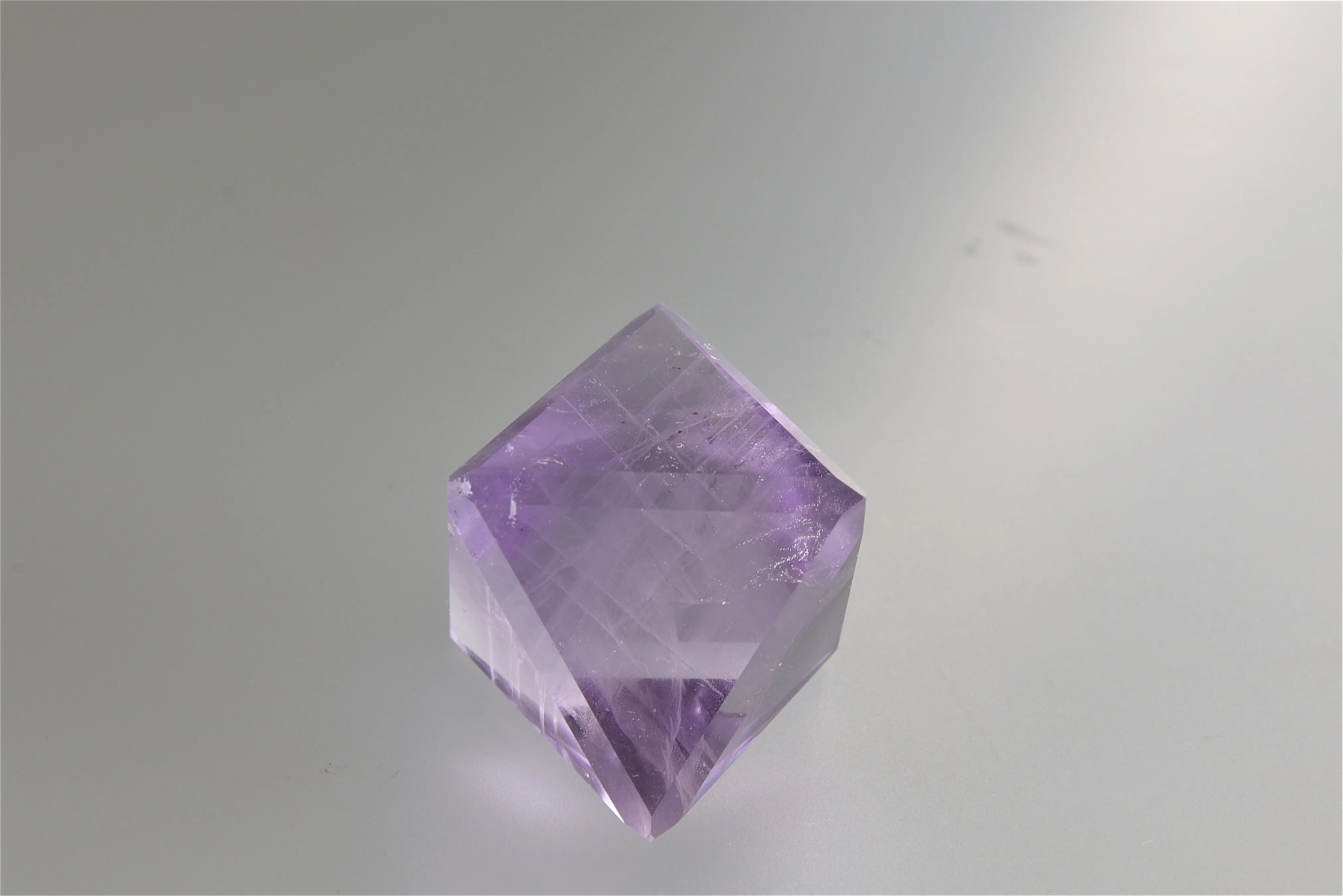 Fluorite, Harris Creek District, Southern Illinois 2.1 cm on edge $125. Online 10/19