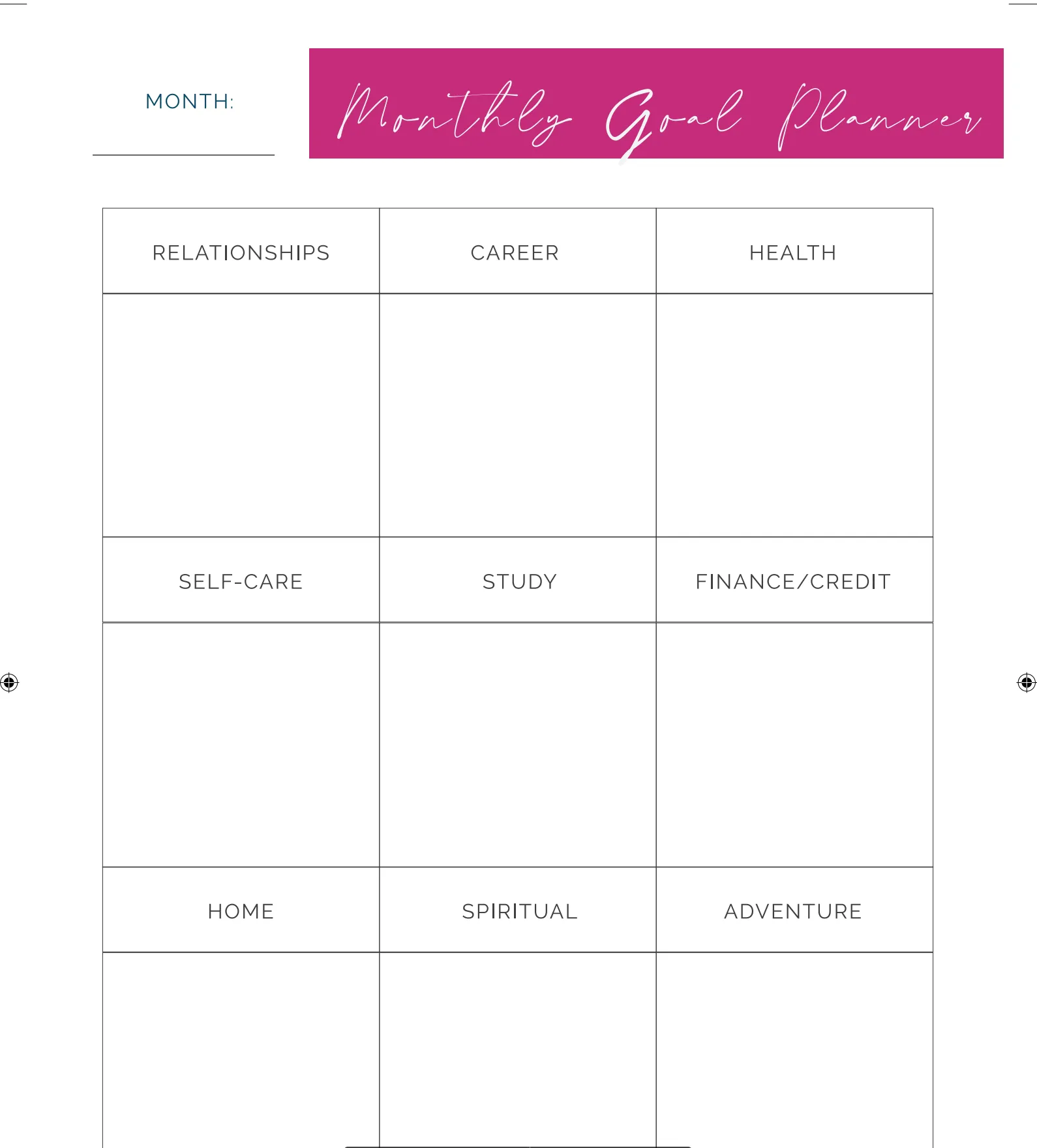 FlyBOSS Lifestyle Planner "Pretty Pink " Limited Edition